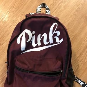 Pink backpack